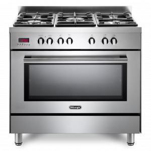 De'Longhi Modern single cavity dual fuel multifunction range cooker DTR-906-DF-1